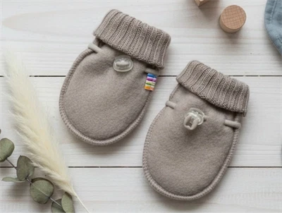 Joha vanter sesam melange i uld med elastiklukning