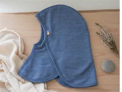 Joha balaclava elefanthue dusty melange blue uld