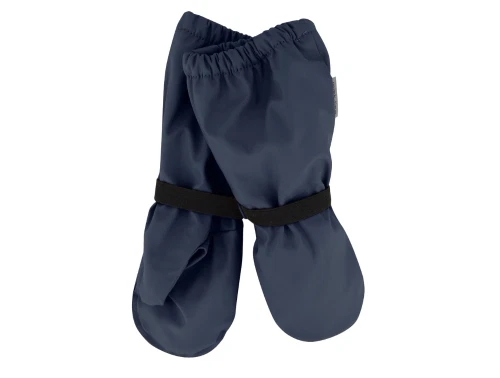 Mikk-Line PU regnhandsker blue nights med fleecefoer