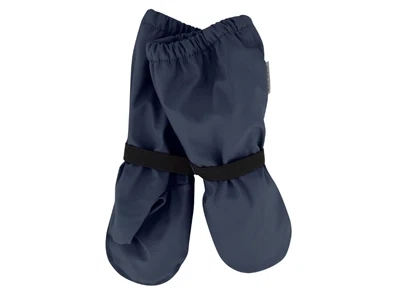 Mikk-Line PU regnhandsker blue nights med fleecefoer