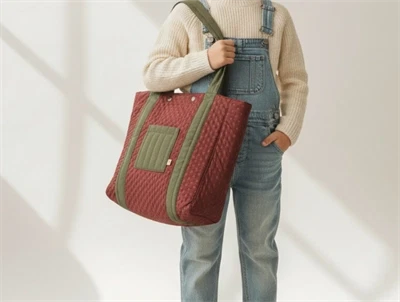 Soft Gallery shoppingtaske thermo rose brown