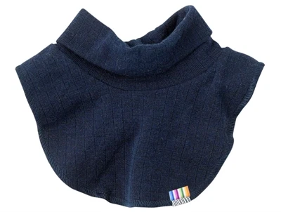 Joha marineblå halsedisse i merino uld