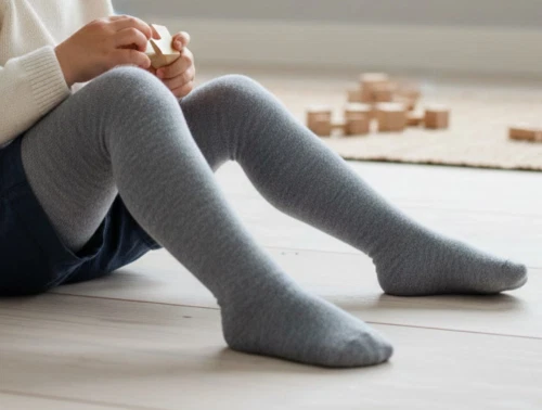 MP strømpebukser uld/bomuld grey