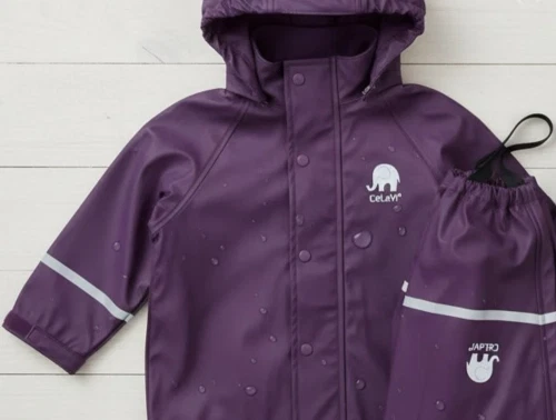 CeLaVi regntøj bukser og jakke blackberry wine