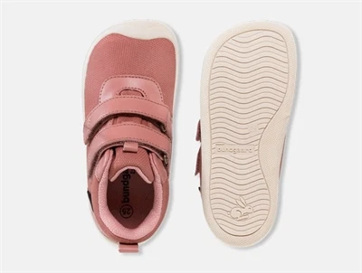Bundgaard Moon sko rosa med dobbelt velcro