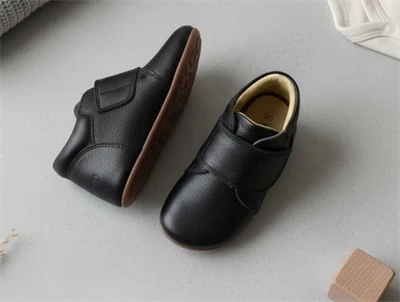 Bundgaard sort hjemmesko Tannu læder