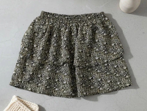 Sofie Schnoor Girls nederdel sort mønster