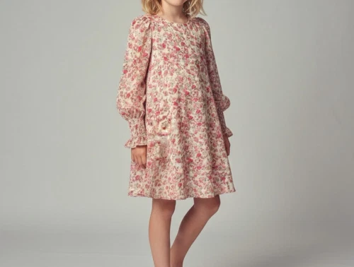 Sofie Schnoor Girls kjole bright pink blomster