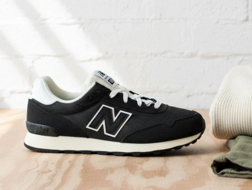 New Balance black/angora 515 sneaker