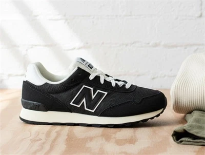 New Balance black/angora 515 sneaker