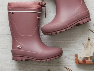 Viking old rose/dark pink vintergummistøvle Jolly Warm