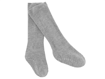 GoBabyGo skridsikre bambusstrømper i grå melange