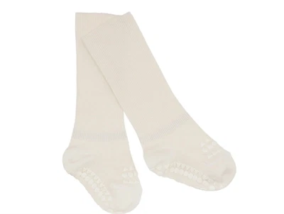 GoBabyGo skridsikre bambusstrømper råhvid