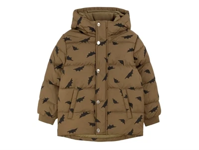 Liewood bats/khaki puffer down vinterjakke Palle