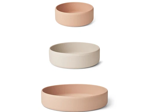 Liewood rose multi mix skåle Audrey silikone (3-pack)