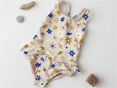 Liewood flower market sandy mix badedragt Amara UPF 40+