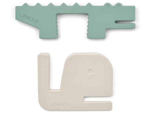 Liewood sandy/peppermint dørstopper Bjarke (2-pak)