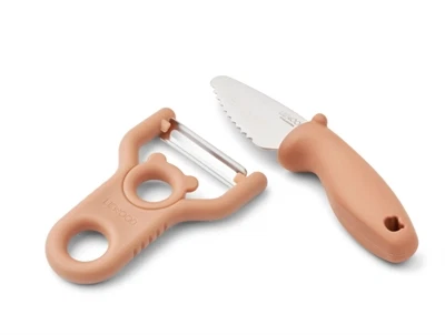 Liewood køkkensæt tuscany rose med skræller og kniv