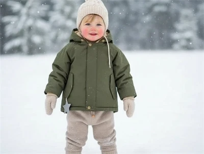 Mini A Ture olive night vinterjakke Wally