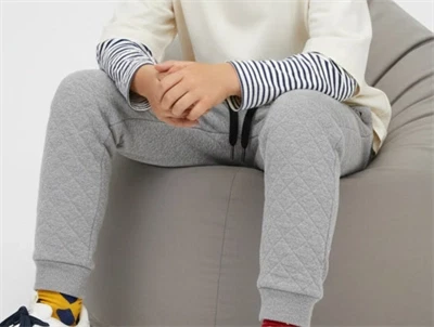 Petit by Sofie Schnoor bukser quilt grey melange