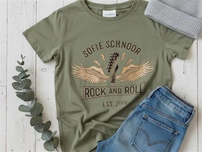 Sofie Schnoor Girls t-shirt army green