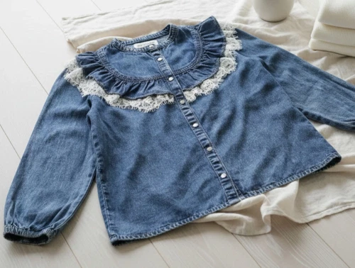 Sofie Schnoor Girls denimskjorte blue