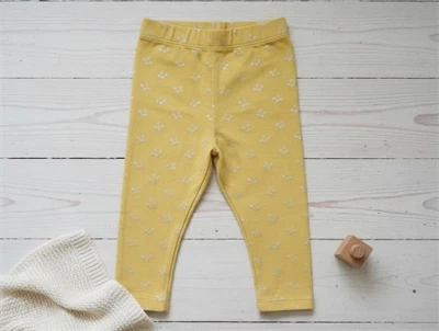 Petit by Sofie Schnoor leggings Lily gul kirsebær glitter