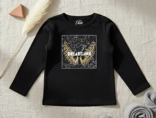 Petit by Sofie Schnoor t-shirt sort/guld