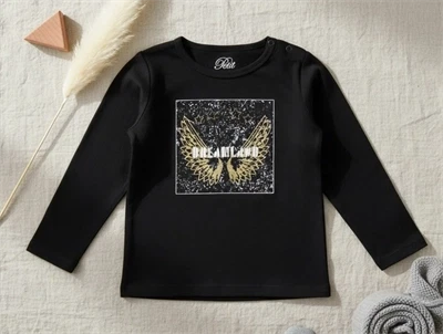 Petit by Sofie Schnoor t-shirt sort/guld