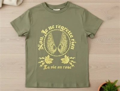 Sofie Schnoor Girls t-shirt dusty green