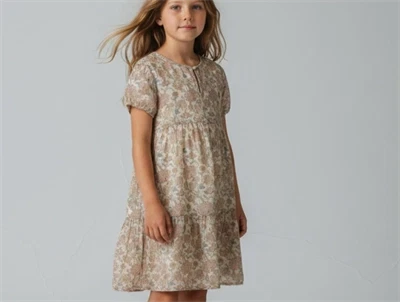 Sofie Schnoor Girls kjole Izma light rose flower