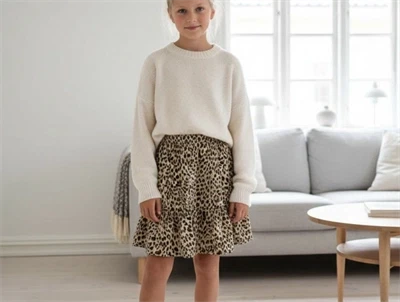 Sofie Schnoor Girls nederdel leopard