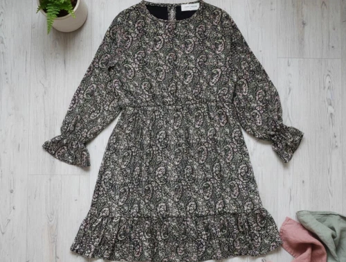 Sofie Schnoor Girls kjole sort blomster