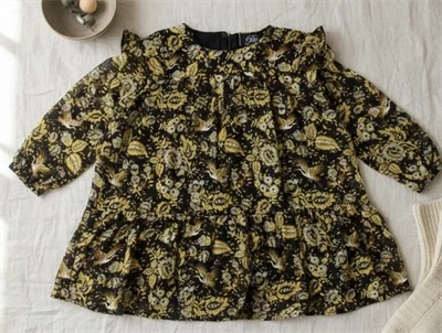 Petit by Sofie Schnoor kjole sort blomster