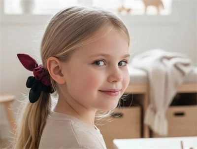 Petit by Sofie Schnoor hårelastik black wine (2-pak)