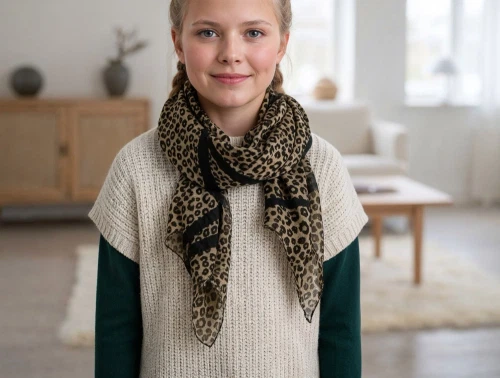 Petit by Sofie Schnoor halstørklæde leopard