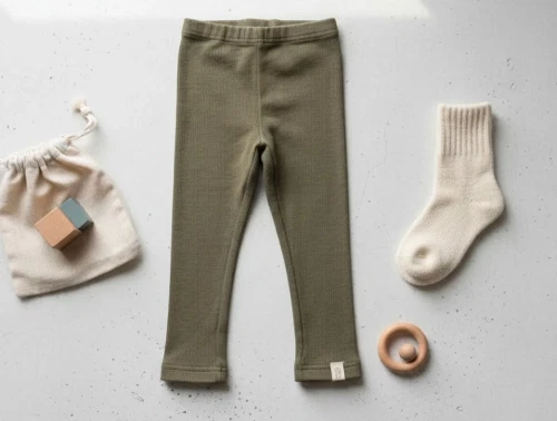 Petit Piao chocolate brown leggings modal