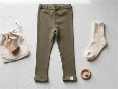 Petit Piao chocolate brown leggings modal