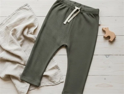 Petit Piao chocolate brown bukser modal