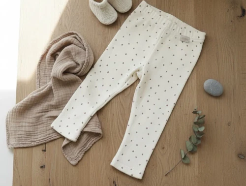 Petit Piao off white dot legging