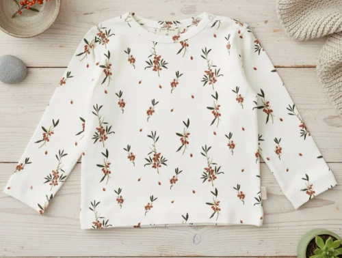 Petit Piao t-shirt sea buckthorn