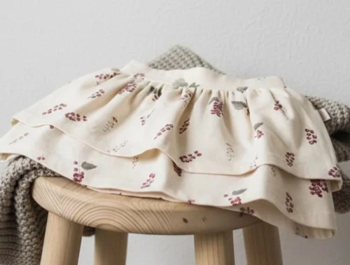 Petit Piao nederdel med ribsprint