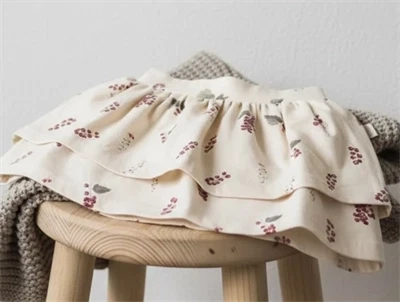 Petit Piao nederdel med ribsprint