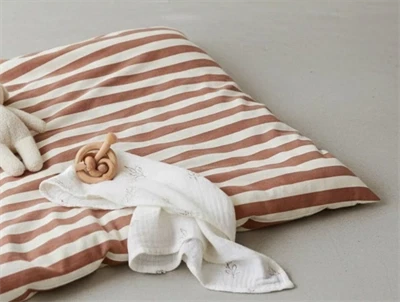 Petit Piao sengetøj baby dusty rose/cream