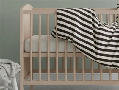 Petit Piao sengetøj baby coffee/cream