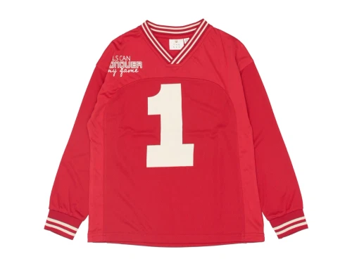 THE NEW Ruby langærmet t-shirt rød pige forfra