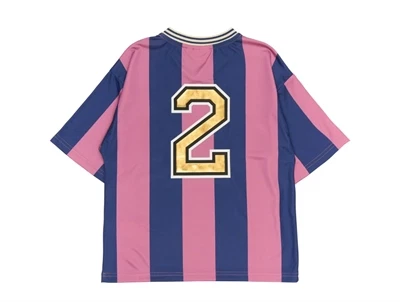 THE NEW t-shirt polignac striped med lucky print - set bagfra