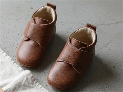 Wheat hjemmesko amber brown flowers