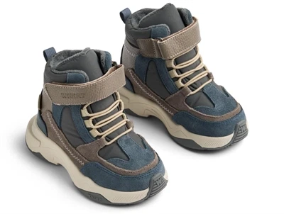 Wheat Muni 2.0 TEX vintersneakers dark petroleum med fleecefor