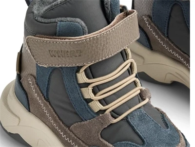 Wheat Muni 2.0 TEX vintersneakers dark petroleum med fleecefor